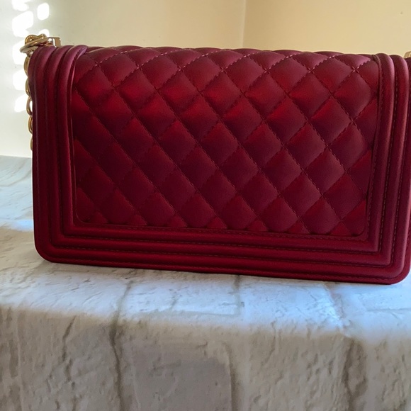 Handbag Jelly Handbag Stunning Deep Red - Picture 2 of 10